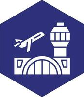 Flughafen-Vektor-Icon-Design vektor