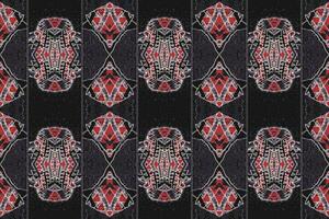 sömlös batik mönster, geometrisk stam- mönster, det liknar etnisk boho, aztek stil,ikat stil.lyx dekorativ tyg mönster för känd banners.designade för använda sig av tyg, gardin, matta, batik vektor