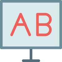 ab övervaka vektor illustration på en bakgrund.premium kvalitet symbols.vector ikoner för begrepp och grafisk design.