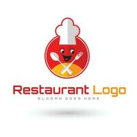 Küchenchef-Design-Logo-Vorlage vektor