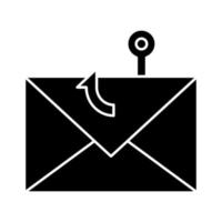 e-postfiskeikon vektor
