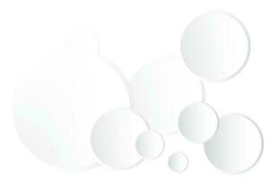 abstrakt Weiß und grau Farbe, modern Design Streifen Hintergrund mit geometrisch Kreis Form. Vektor Illustration.