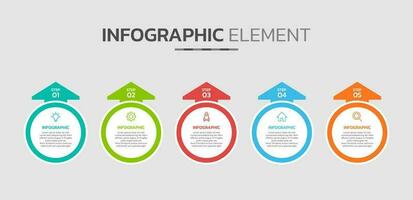 kreativ infographic design mall vektor