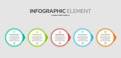 kreativ infographic design mall vektor