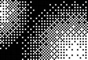 schwarz und Weiß Gradient Hintergrund im Pixel Kunst Stil vektor