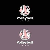 volleyboll logotyp, sport enkel design, värld sporter turnering vektor, illustration symbol ikon vektor