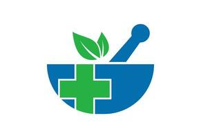 modern medicinsk och hälsa vård Centrum ayurvediska logotyp design, vektor illustration