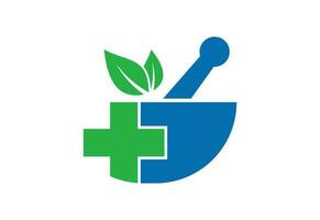 modern medicinsk och hälsa vård Centrum ayurvediska logotyp design, vektor illustration