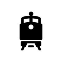 Zug Vektor Symbol. Straßenbahn Illustration unterzeichnen. Reise Symbol. Öffentlichkeit Transport Logo.