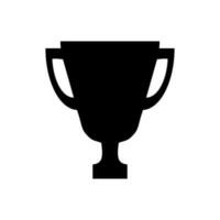 Tasse Vektor Symbol. Champion Illustration unterzeichnen. Gewinner Symbol.