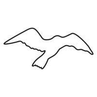 fågel vektor ikon. flyga illustration tecken. mat symbol. kött logotyp.