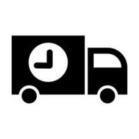 LKW Zeit Symbol Design vektor