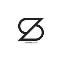 brev s d kreativ unik enkel form modern monogram företag logotyp vektor