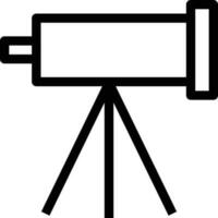 Teleskop-Vektor-Illustration auf einem Hintergrund. hochwertige Symbole. Vektor-Icons für Konzept und Grafikdesign. vektor
