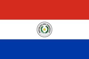 flagga av paraguay, nationell flagga av paraguay, vektor paraguay flagga,