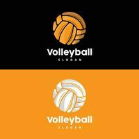 Volleyball Logo, Sport einfach Design, Welt Sport Turnier Vektor, Illustration Symbol Symbol vektor