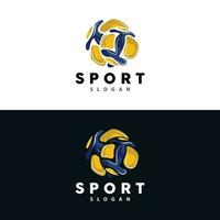 Volleyball Logo, Sport einfach Design, Welt Sport Turnier Vektor, Illustration Symbol Symbol vektor