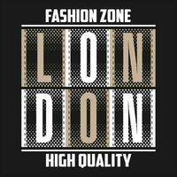 London text, logotyp, mall vektor design