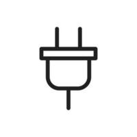 Stecker Symbol Vektor Design Illustration