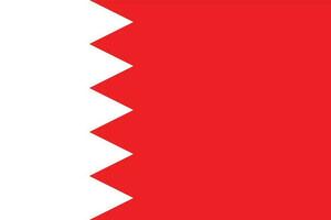 bahrain flagga vektor design Land flagga vektor full Färg