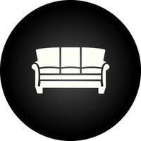 großes Sofa-Vektorsymbol vektor