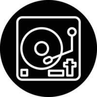 Vinyl Spieler Vektor Symbol Design