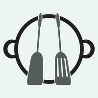 Kochen Logo. Symbol oder Symbol zum Design Speisekarte Restaurant. vektor