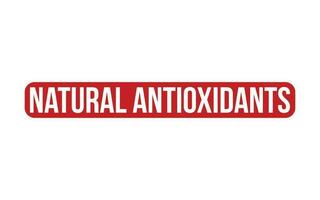 rot natürlich Antioxidantien Gummi Briefmarke Siegel Vektor