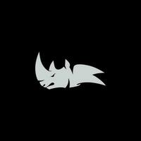 Fett gedruckt und stark Nashorn Flagge Logo. diese Logo können Sein benutzt im einer eben Farbe ohne verlieren es ist Original Auswirkung. diese Logo hat das Bedeutung von noch nie geben oben auf Aufrechterhaltung das Wahrheit. vektor