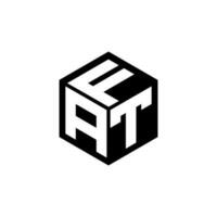 atf brev logotyp design i illustration. vektor logotyp, kalligrafi mönster för logotyp, affisch, inbjudan, etc.