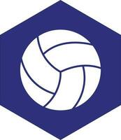 Volleyball-Vektor-Icon-Design vektor