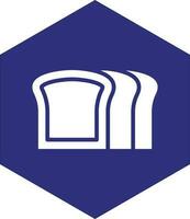 Brot-Vektor-Icon-Design vektor