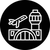 Flughafen-Vektor-Icon-Design vektor