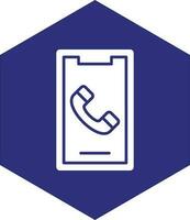 Handy, Mobiltelefon Anruf Vektor Symbol Design