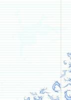 anteckningsbok ark med vatten droppar och stänk design vektor