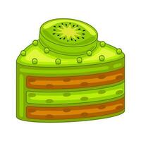 Kiwi Kuchen im Vektor Illustration