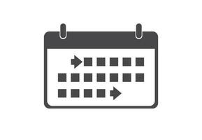 Kalender Symbol Vektor Illustration Grafik auf Hintergrund