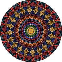 abstrakt färgrik mandala bakgrund . ovanlig blomma form. orientalisk. anti-stress terapi mönster. väva design element vektor