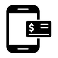 Mobile-Banking-Icon-Design vektor