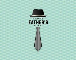 glücklich Väter Tag Gruß. Vektor Hintergrund mit Gekritzel Hut und Schnurrbart Orange Beschriftung im rot Hintergrund