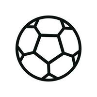 fotboll boll, fotboll boll ikon vektor