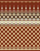 geometrisch ethnisch Stoff Muster zum Stoff Teppich Hintergrund Hintergrund Verpackung usw. vektor