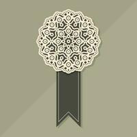 Mandala dekorative Banner-Design-Vorlage vektor