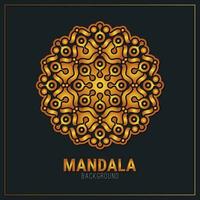 Luxus-Mandala-Hintergrund-Entwurfsschablone vektor