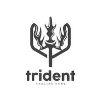 treudd logotyp, elegant enkel minimalistisk design, zeus Gud vapen vektor, templete illustration symbol ikon vektor