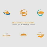 Brot Logo Bilder Illustration Design vektor