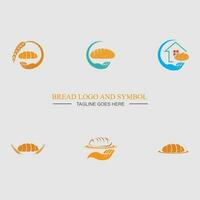 bröd logotyp bilder illustration design vektor