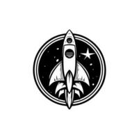 sprengen aus zu Erfolg mit unser dynamisch Rakete Logo Design. diese energisch Illustration ist perfekt zum Marken Das wollen zu steigen zu Neu Höhen. vektor
