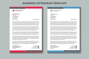 modernes Business-Briefkopf-Template-Design vektor