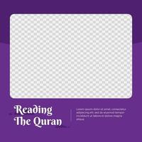 Ramadan Kareem Feier Social Media Vorlage vektor